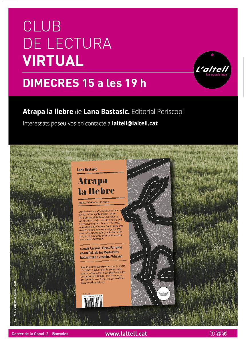 CLUB DE LECTURA VIRTUAL - Llibreria Online de Banyoles | Comprar llibres en català i castellà online