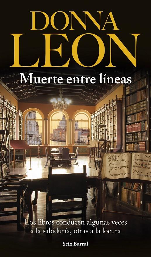 MUERTE ENTRE LÍNEAS | 9788432222528 | LEON, DONNA  | Llibreria Online de Banyoles | Comprar llibres en català i castellà online