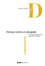 PENSAR COMO UN ABOGADO | 9788415664192 | SCHAUER, FREDERICK | Llibreria Online de Banyoles | Comprar llibres en català i castellà online