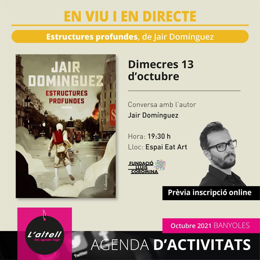 EN VIU I EN DIRECTE amb JAIR DOMÍNGUEZ - Llibreria Online de Banyoles | Comprar llibres en català i castellà online