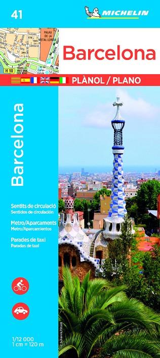 BARCELONA (PLANO) | 9782067228320 | MICHELIN | Llibreria Online de Banyoles | Comprar llibres en català i castellà online