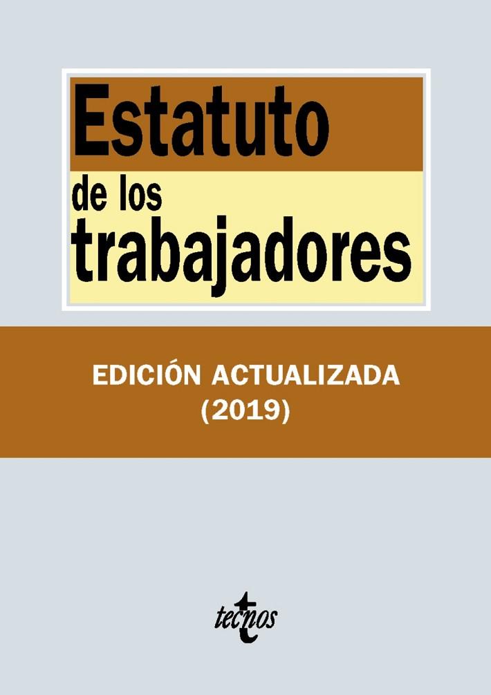 ESTATUTO DE LOS TRABAJADORES | 9788430977147 | EDITORIAL TECNOS | Llibreria Online de Banyoles | Comprar llibres en català i castellà online