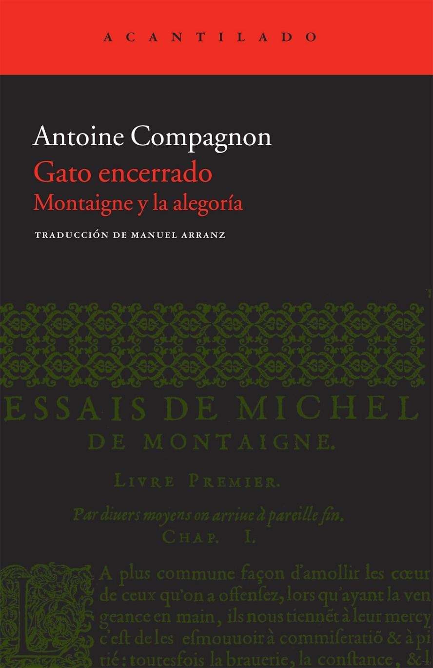 GATO ENCERRADO | 9788415277460 | COMPAGNON, ANTOINE | Llibreria L'Altell - Llibreria Online de Banyoles | Comprar llibres en català i castellà online - Llibreria de Girona