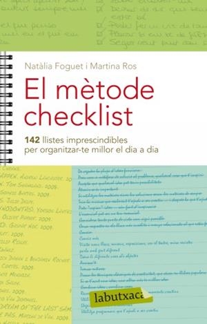 MÈTODE CHECKLIST, EL | 9788499303581 | FOGUET, NATALIA/ ROS, MARTINA | Llibreria L'Altell - Llibreria Online de Banyoles | Comprar llibres en català i castellà online - Llibreria de Girona
