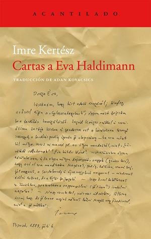 CARTAS A EVA HALDIMANN | 9788415277910 | KERTÉSZ, IMRE | Llibreria L'Altell - Llibreria Online de Banyoles | Comprar llibres en català i castellà online - Llibreria de Girona