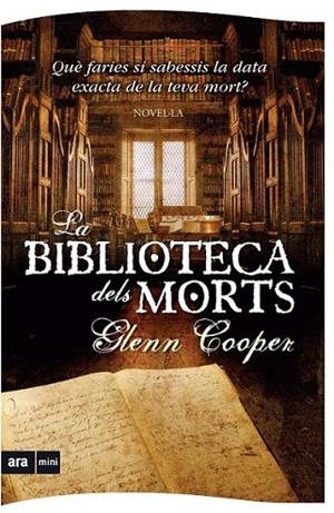 BIBLIOTECA DELS MORTS, LA | 9788493809591 | COOPER, GLENN | Llibreria L'Altell - Llibreria Online de Banyoles | Comprar llibres en català i castellà online - Llibreria de Girona