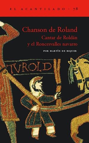 CHANSON DE ROLAND | 9788496136243 | DE RIQUER, MARTÍN | Llibreria Online de Banyoles | Comprar llibres en català i castellà online