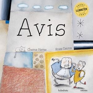 AVIS | 9788493591205 | HERAS, CHEMA / OSUNA, ROSA | Llibreria L'Altell - Llibreria Online de Banyoles | Comprar llibres en català i castellà online - Llibreria de Girona
