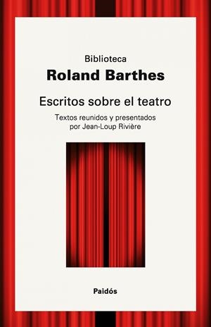 ESCRITOS SOBRE EL TEATRO | 9788449322891 | BARTHES, ROLAND | Llibreria L'Altell - Llibreria Online de Banyoles | Comprar llibres en català i castellà online - Llibreria de Girona