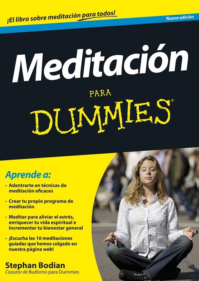 MEDITACIÓN PARA DUMMIES | 9788432901324 | BODIAN, STEPHAN  | Llibreria L'Altell - Llibreria Online de Banyoles | Comprar llibres en català i castellà online - Llibreria de Girona