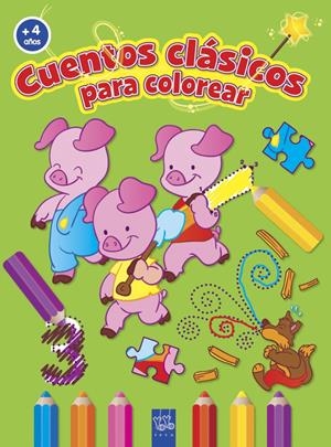 CUENTOS CLÁSICOS PARA COLOREAR +4 | 9788408037194 | YOYO | Llibreria L'Altell - Llibreria Online de Banyoles | Comprar llibres en català i castellà online - Llibreria de Girona