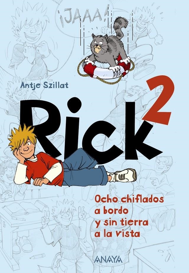 RICK 2. OCHO CHIFLADOS A BORDO Y SIN TIERRA A LA VISTA | 9788467840773 | SZILLAT, ANTJE | Llibreria L'Altell - Llibreria Online de Banyoles | Comprar llibres en català i castellà online - Llibreria de Girona