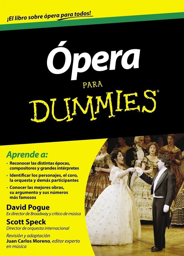 OPERA PARA DUMMIES | 9788432901478 | SCOTT SPECK | Llibreria L'Altell - Llibreria Online de Banyoles | Comprar llibres en català i castellà online - Llibreria de Girona