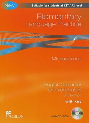 ELEMENTARY LANGUAGE PRACTICE | 9780230726963 | VINCE, MICHAEL | Llibreria L'Altell - Llibreria Online de Banyoles | Comprar llibres en català i castellà online - Llibreria de Girona