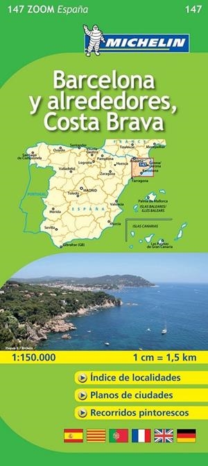 MAPA BARCELONA Y ALREDEDORES, COSTA BRAVA | 9782067140660 | VARIOS AUTORES | Llibreria L'Altell - Llibreria Online de Banyoles | Comprar llibres en català i castellà online - Llibreria de Girona