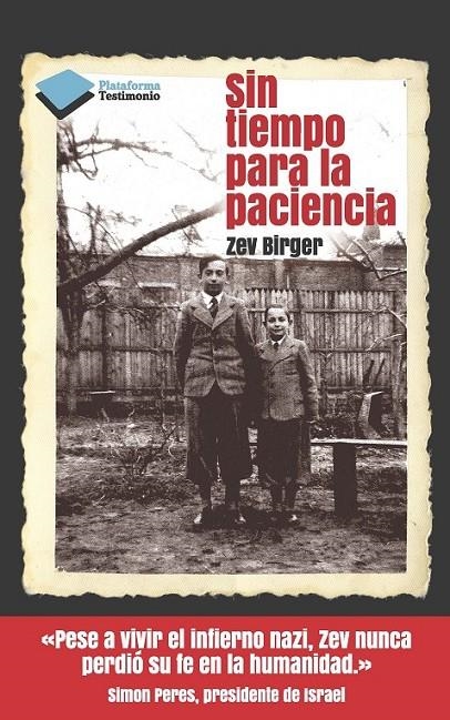SIN TIEMPO PARA LA PACIENCIA | 9788415577560 | BIRGER, ZEV  | Llibreria L'Altell - Llibreria Online de Banyoles | Comprar llibres en català i castellà online - Llibreria de Girona