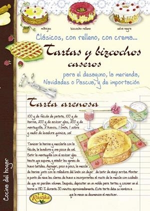 TARTAS Y BIZCOCHOS CASEROS | 9788415401186 | SCUDELOTTI, CHIARA | Llibreria Online de Banyoles | Comprar llibres en català i castellà online