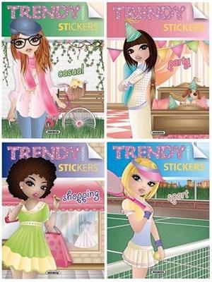 TRENDY STICKERS (4 TÍTULOS) | 9788467728613 | SUSAETA, EQUIPO | Llibreria Online de Banyoles | Comprar llibres en català i castellà online