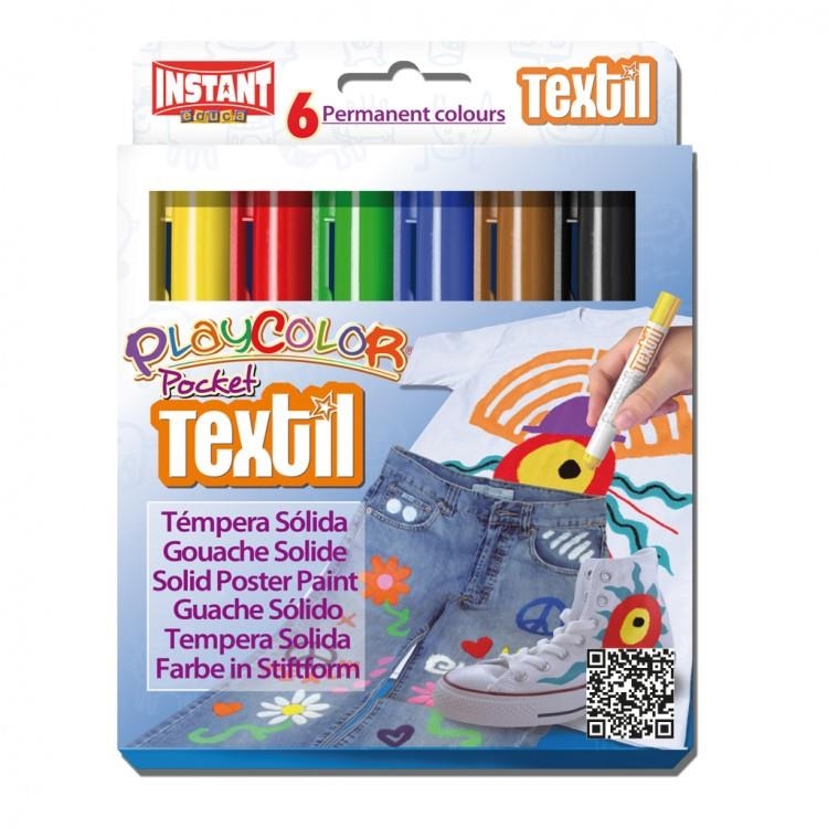 PLAYCOLOR TEXTIL 6COL | 8414213105018 | Llibreria L'Altell - Llibreria Online de Banyoles | Comprar llibres en català i castellà online - Llibreria de Girona