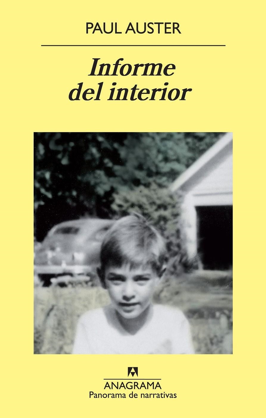 INFORME DEL INTERIOR | 9788433978783 | AUSTER, PAUL | Llibreria Online de Banyoles | Comprar llibres en català i castellà online