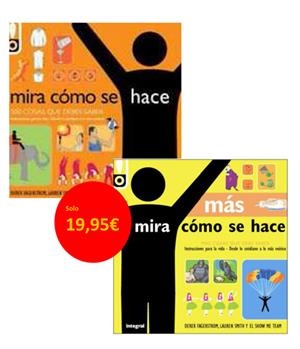 PACK MIRA COMO SE HACE + MAS MIRA COMO SE HACE | 9788490560921 | SMITH , LAURA/FAGERSTROM , DEREK | Llibreria L'Altell - Llibreria Online de Banyoles | Comprar llibres en català i castellà online - Llibreria de Girona