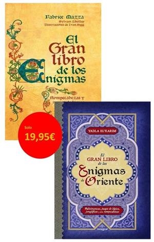 PACK EL GRAN LIBRO DE LOS ENIGMAS + EL GRAN LIBRO DE LOS ENIGMAS DE ORIENTE | 9788490560938 | MAZZA , FABRICE | Llibreria L'Altell - Llibreria Online de Banyoles | Comprar llibres en català i castellà online - Llibreria de Girona