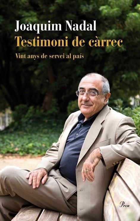 TESTIMONI DE CÀRREC | 9788475884400 | JOAQUIM NADAL FARRERAS | Llibreria L'Altell - Llibreria Online de Banyoles | Comprar llibres en català i castellà online - Llibreria de Girona