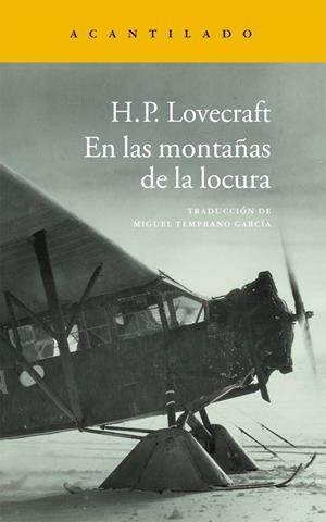 EN LAS MONTAÑAS DE LA LOCURA | 9788416011001 | LOVECRAFT, HOWARD PHILLIPS | Llibreria L'Altell - Llibreria Online de Banyoles | Comprar llibres en català i castellà online - Llibreria de Girona