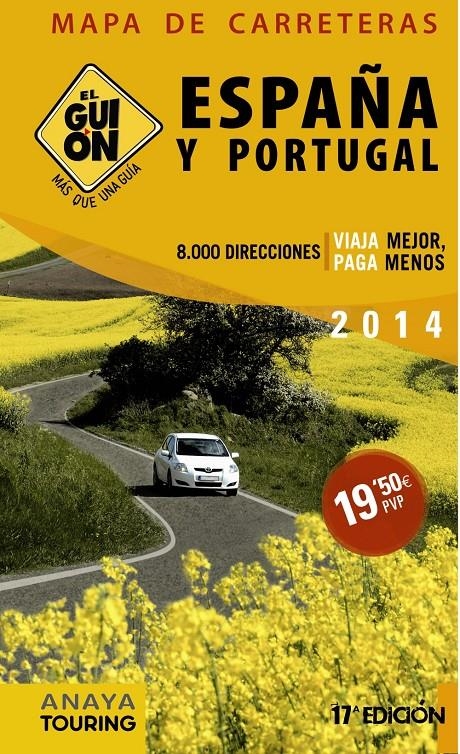 MAPA DE CARRETERAS DE ESPAÑA Y PORTUGAL (1:340.000) | 9788499354897 | AA. VV. | Llibreria L'Altell - Llibreria Online de Banyoles | Comprar llibres en català i castellà online - Llibreria de Girona