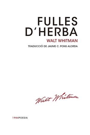 FULLES D'HERBA | 9788415835301 | WHITMAN, WALT | Llibreria Online de Banyoles | Comprar llibres en català i castellà online