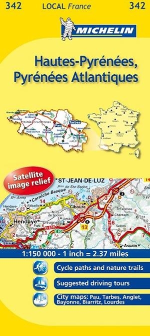 MAPA LOCAL HAUTES-PYRÉNÉES, PYRÉNÉES-ATLANTIQUES | 9782067133969 | Llibreria Online de Banyoles | Comprar llibres en català i castellà online