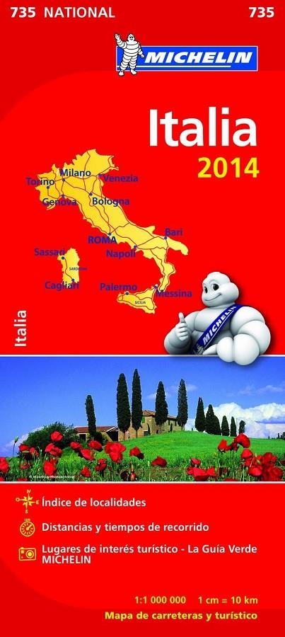 MAPA NATIONAL ITALIA | 9782067191532 | VARIOS AUTORES | Llibreria L'Altell - Llibreria Online de Banyoles | Comprar llibres en català i castellà online - Llibreria de Girona
