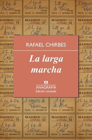 LARGA MARCHA, LA | 9788433928344 | CHIRBES MAGRANER, RAFAEL | Llibreria L'Altell - Llibreria Online de Banyoles | Comprar llibres en català i castellà online - Llibreria de Girona