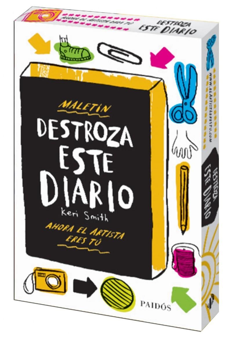 MALETÍN DESTROZA ESTE DIARIO | 9788449330209 | SMITH, KERI  | Llibreria L'Altell - Llibreria Online de Banyoles | Comprar llibres en català i castellà online - Llibreria de Girona