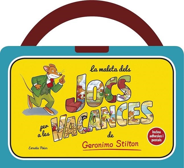 MALETA DE JOCS PER A LES VACANCES DE GERONIMO STILTON, LA | 9788490572047 | STILTON, GERONIMO  | Llibreria Online de Banyoles | Comprar llibres en català i castellà online