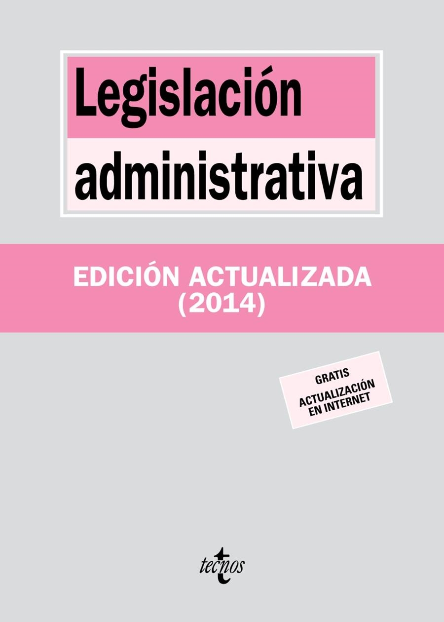 LEGISLACIÓN ADMINISTRATIVA | 9788430962402 | EDITORIAL TECNOS | Llibreria L'Altell - Llibreria Online de Banyoles | Comprar llibres en català i castellà online - Llibreria de Girona