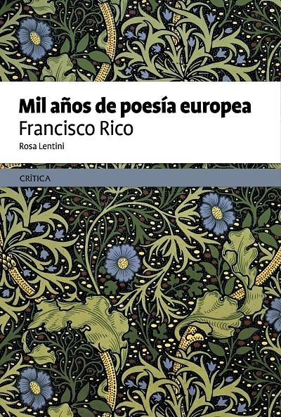 MIL AÑOS DE POESÍA EUROPEA | 9788498927313 | FRANCISCO RICO | Llibreria Online de Banyoles | Comprar llibres en català i castellà online