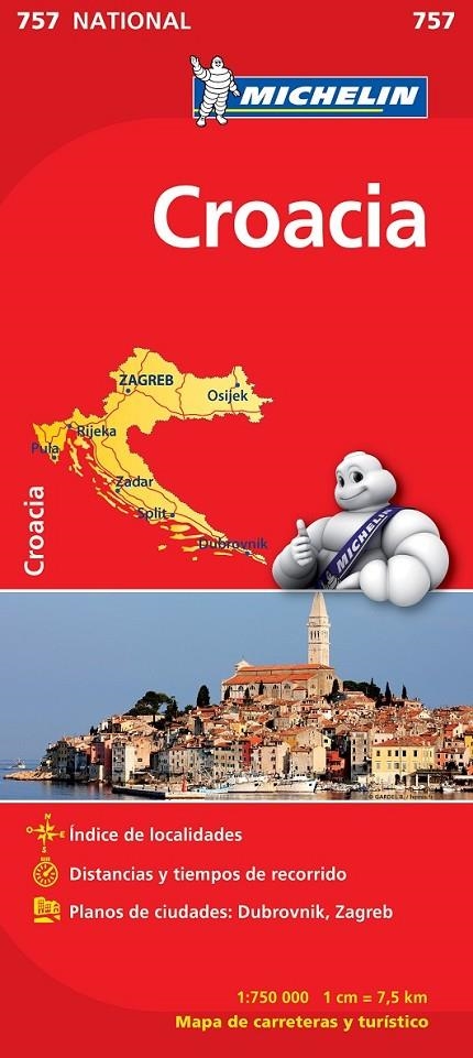 MAPA NATIONAL CROACIA | 9782067173095 | VARIOS AUTORES | Llibreria Online de Banyoles | Comprar llibres en català i castellà online
