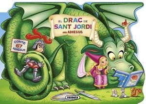EL DRAC DE SANT JORDI AMB ADHESIUS | 9788467737424 | SUSAETA, EQUIP | Llibreria L'Altell - Llibreria Online de Banyoles | Comprar llibres en català i castellà online - Llibreria de Girona