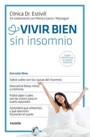 VIVIR BIEN SIN INSOMNIO | 9788449331367 | CLÍNICA DR. ESTIVILL/GARCÍA MASSAGUÉ, MÓNICA | Llibreria Online de Banyoles | Comprar llibres en català i castellà online