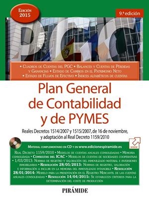 PLAN GENERAL DE CONTABILIDAD Y DE PYMES | 9788436834017 | EDICIONES PIRÁMIDE | Llibreria Online de Banyoles | Comprar llibres en català i castellà online
