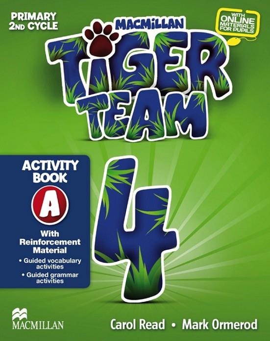 TIGER TEAM 4 ACTIVITY BOOK A | 9780230475489 | AAVV | Llibreria L'Altell - Llibreria Online de Banyoles | Comprar llibres en català i castellà online - Llibreria de Girona