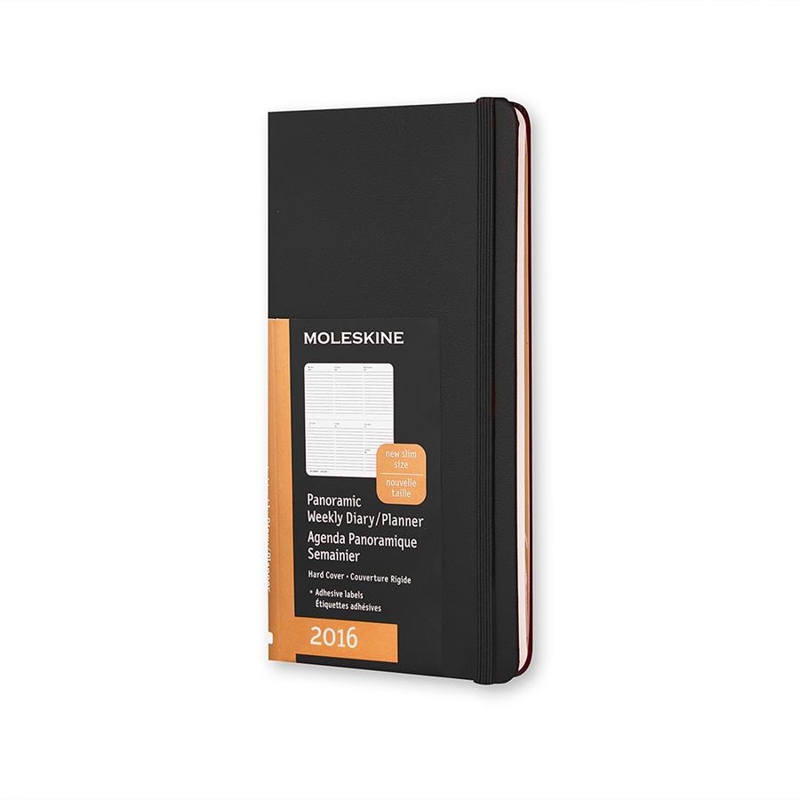 2016 WEEKLY PANORAMIC BLACK | 8052204400621 | Llibreria L'Altell - Llibreria Online de Banyoles | Comprar llibres en català i castellà online - Llibreria de Girona