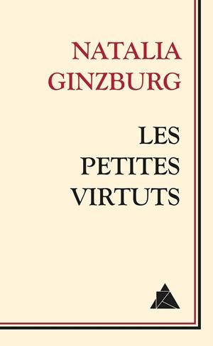 PETITES VIRTUTS, LES | 9788416222100 | GINZBURG, NATALIA | Llibreria Online de Banyoles | Comprar llibres en català i castellà online