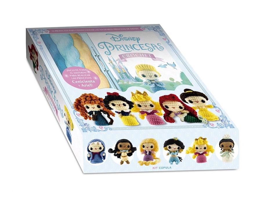 KIT PRINCESAS DISNEY CROCHET | 9788448021573 | WARD, JESSICA | Llibreria L'Altell - Llibreria Online de Banyoles | Comprar llibres en català i castellà online - Llibreria de Girona