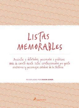 LISTAS MEMORABLES | 9788498387179 | USHER, SHAUN | Llibreria Online de Banyoles | Comprar llibres en català i castellà online