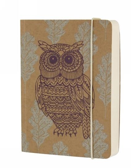 OWL A6 NOTEBOOK - WOODLAND KRAFT | 5060339256818 | Llibreria Online de Banyoles | Comprar llibres en català i castellà online