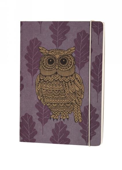 OWL A5 NOTEBOOK - WOODLAND KRAFT | 5060339256801 | Llibreria Online de Banyoles | Comprar llibres en català i castellà online