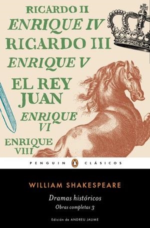 DRAMAS HISTÓRICOS (OBRA COMPLETA 3) | 9788491051367 | SHAKESPEARE, WILLIAM | Llibreria Online de Banyoles | Comprar llibres en català i castellà online