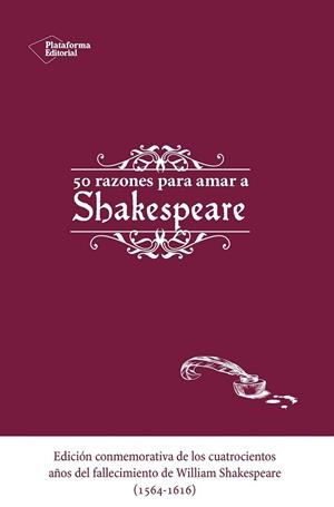 CINCUENTA RAZONES PARA AMAR A SHAKESPEARE | 9788416620173 | Llibreria Online de Banyoles | Comprar llibres en català i castellà online